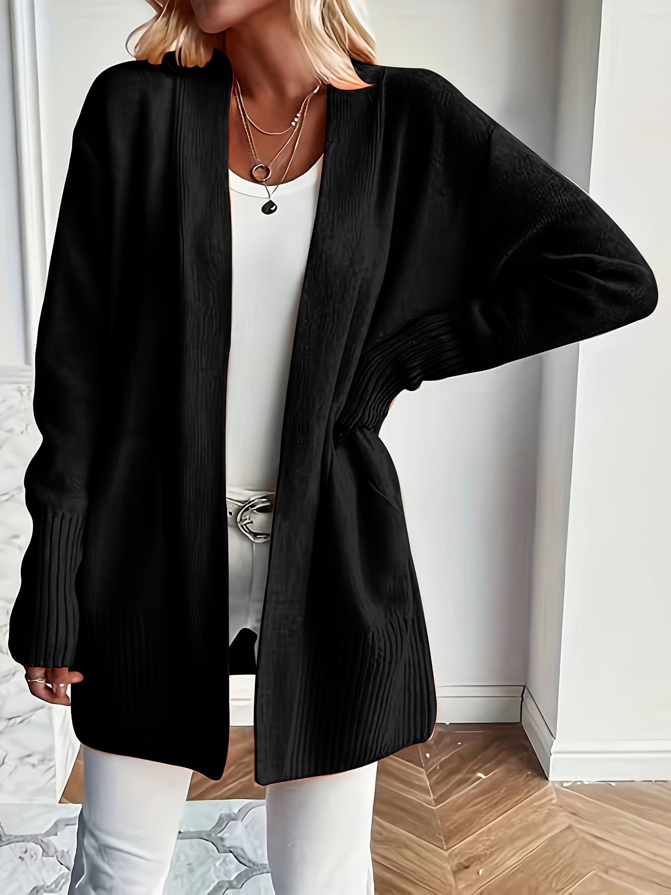 Leonie | Kuscheliger Cardigan Offener Schnitt