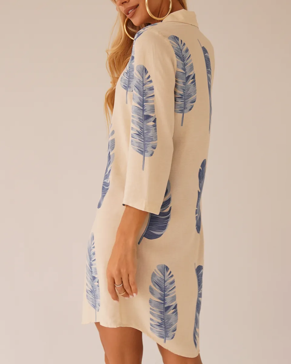 Leona | Elegante Damen Langarm Tunika luftig