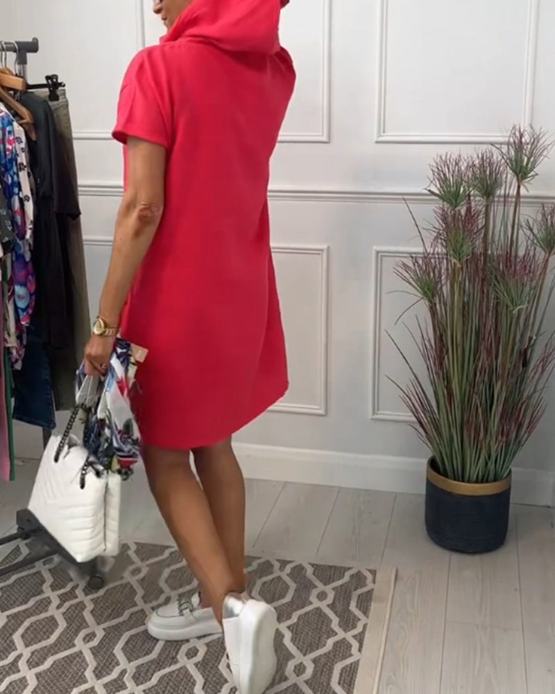 Mia | Freizeitkleid mit kurzem Arm und lässigem Schnitt