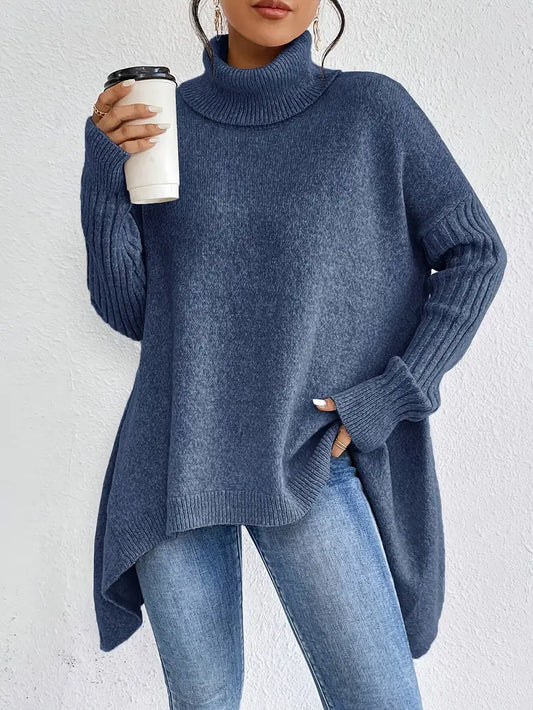 Helena | Kuscheliger Damenpullover mit Rollkragen