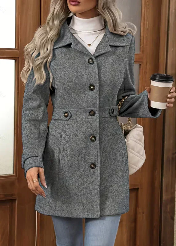 Laura | Eleganter Tweed-Wintermantel Damen chic