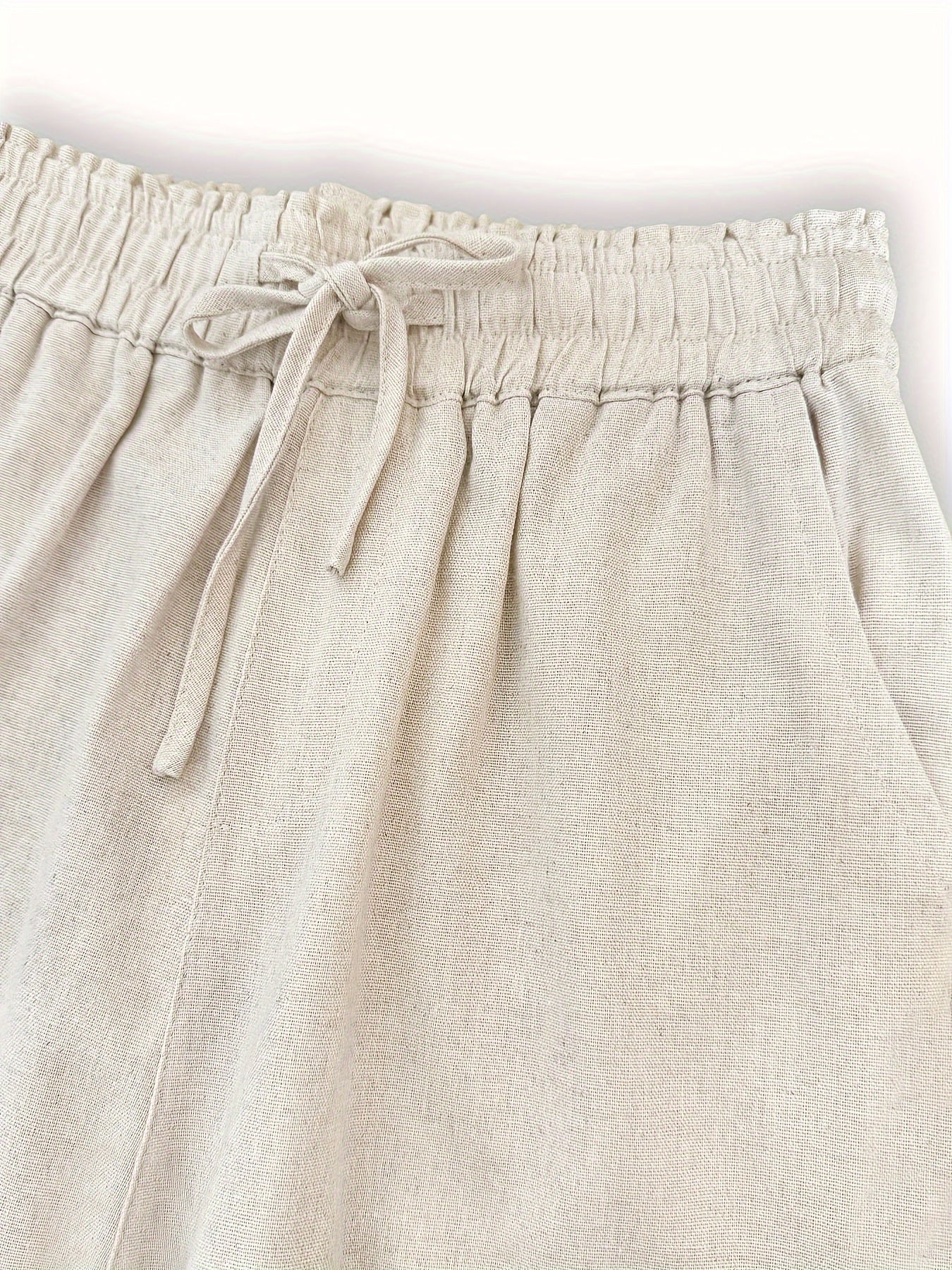 Lea | Leinenhose Hoher Bund Leichte Qualität