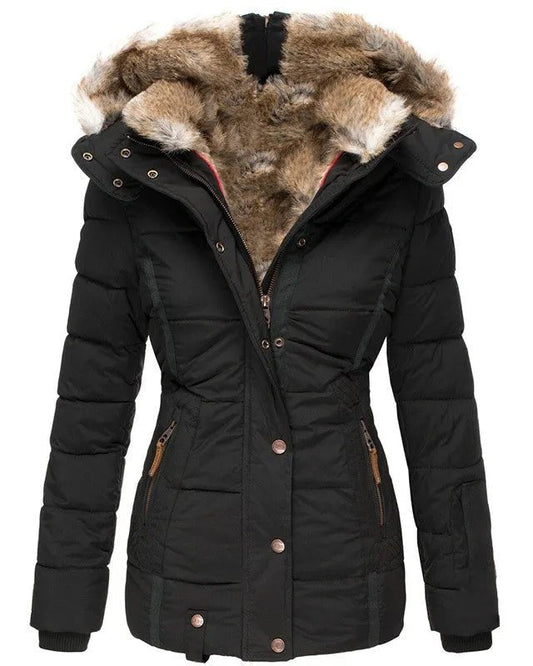 Clara | Warmer Wintermantel mit kuscheligem Fellfutter