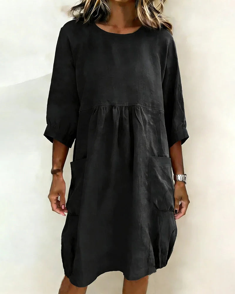 Paula | Charmantes 3/4-Arm-Kleid Damen