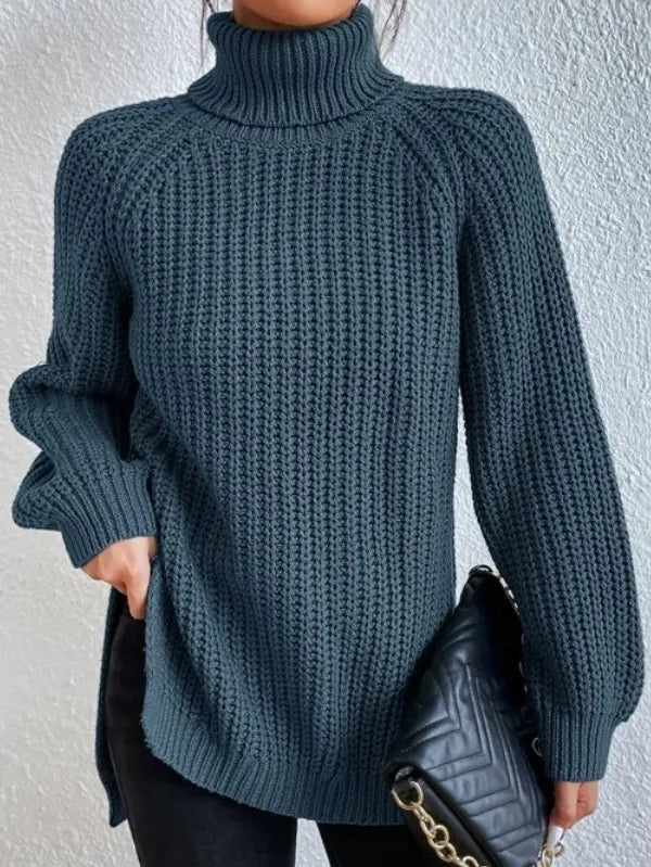 Lena | Stylischer Rollkragenpullover Damen Raglan