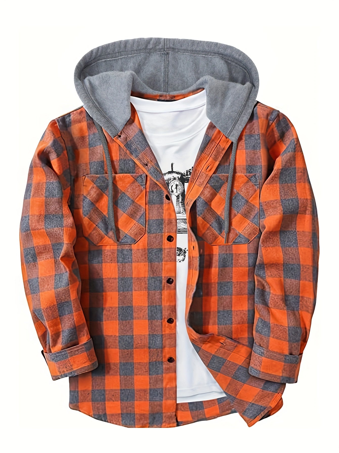 Lukas | Timberland Flanellhemd Mit Angesetztem Hoodie