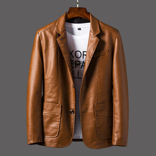 Lukas | Stilvolle Herren Lederjacke im urbanen Look