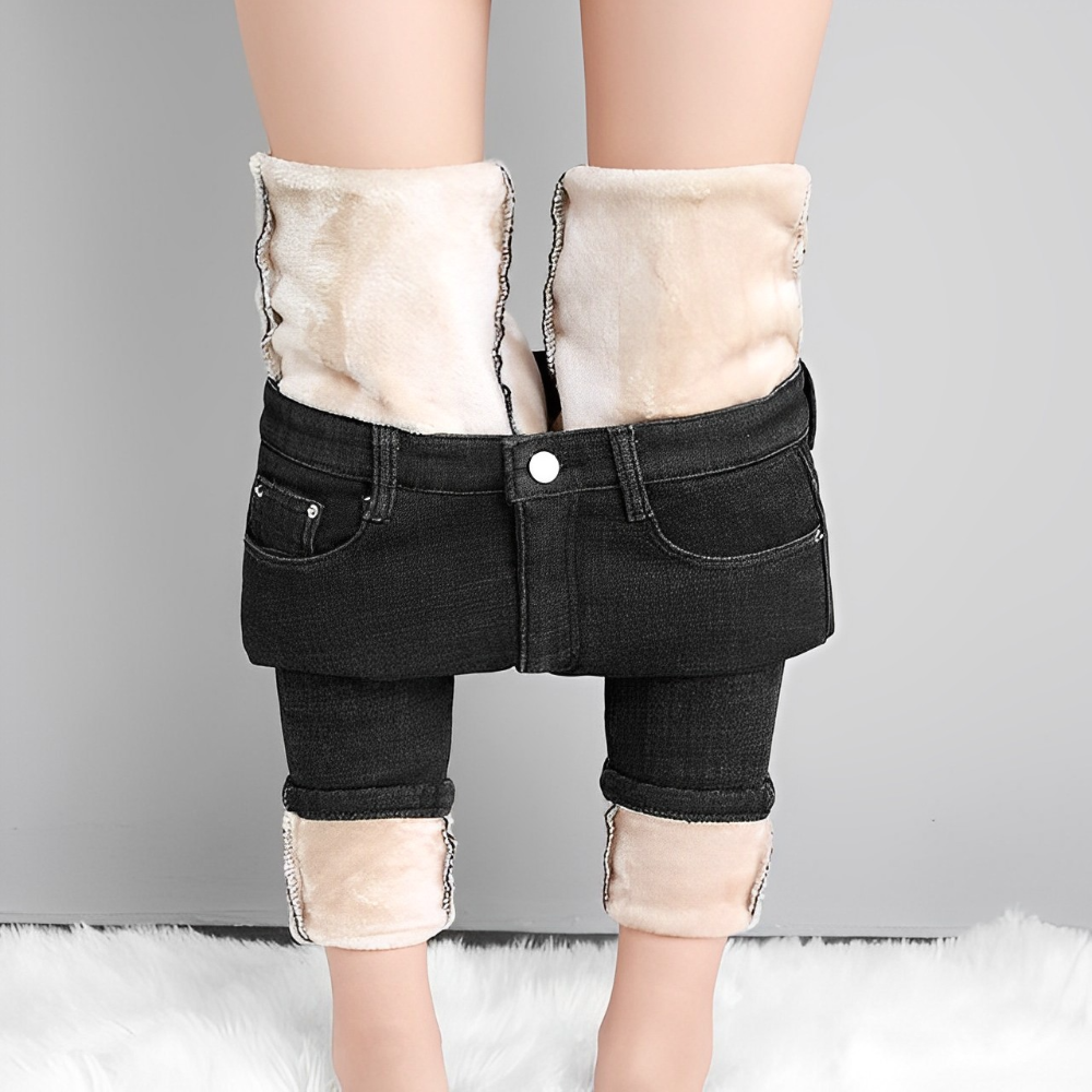 Sophie | Warme Damen Jeans stilvoll gefüttert