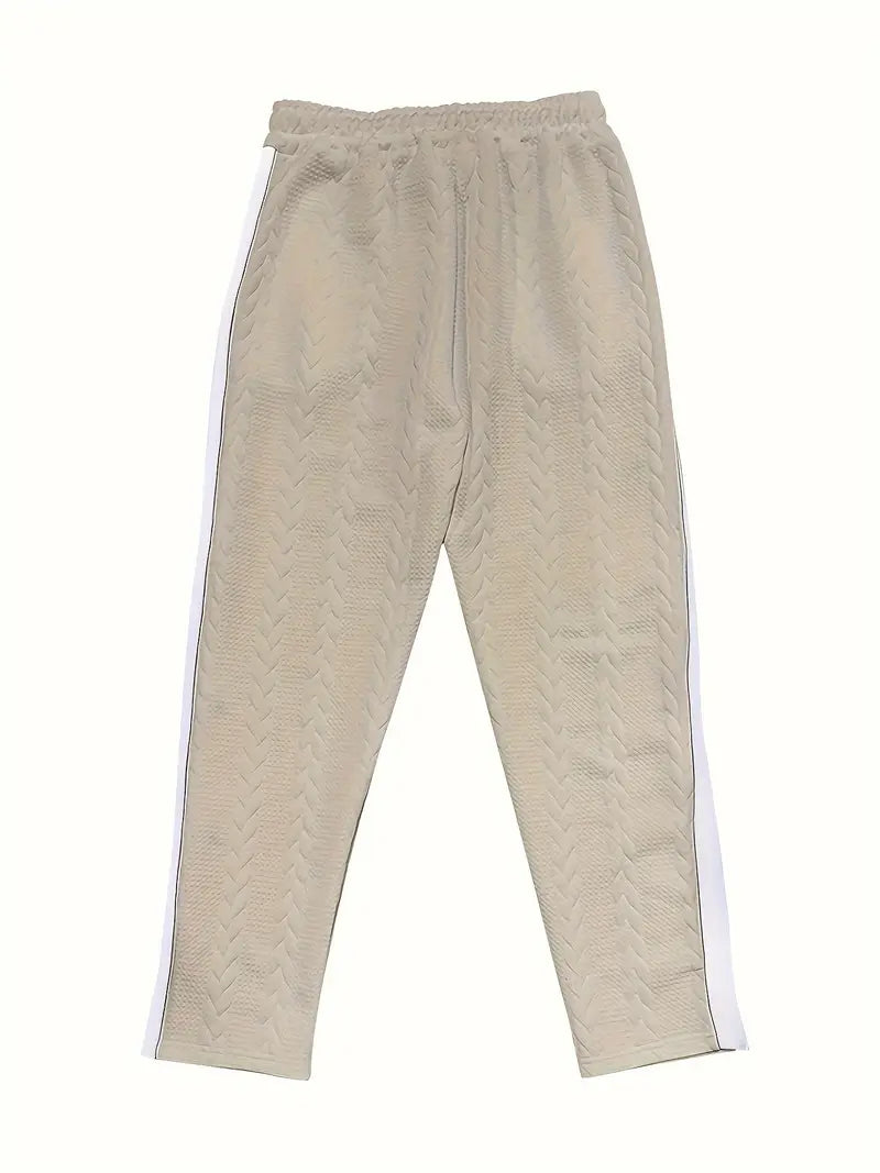 Marie | Trendige Strickhose mit Knöpfen an der Seite