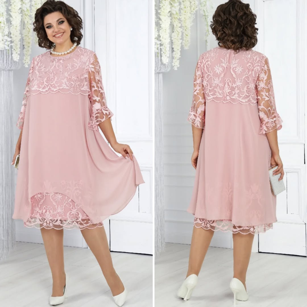 Paula | Lässiges Damen Midikleid elegant
