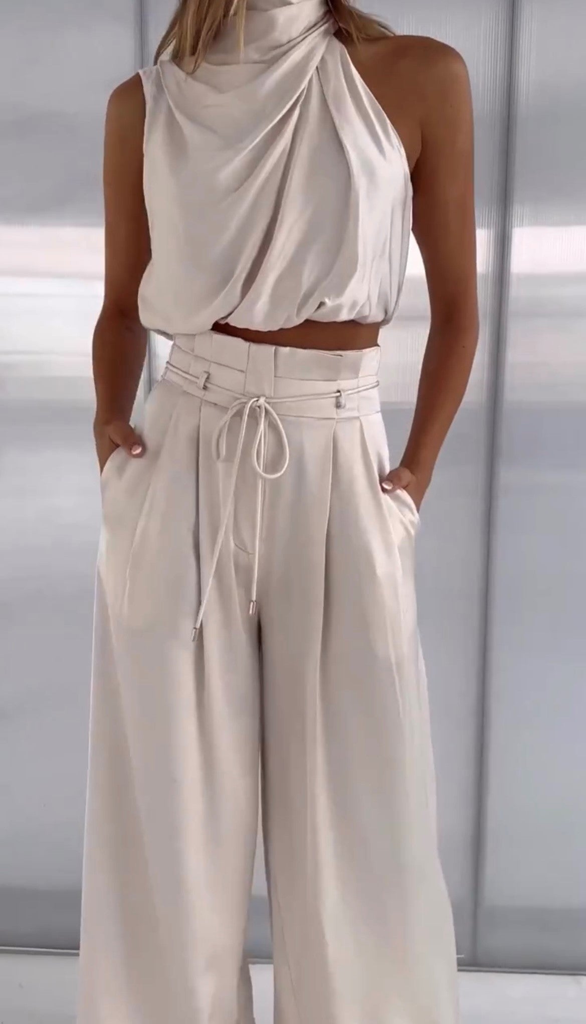 Clara | Elegantes zweiteiliges Damen-Set luxuriös geschnitten