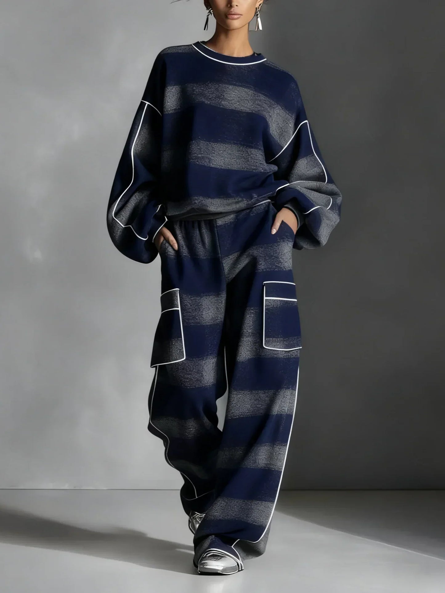 Elena | Stylisches Pullover & Hosen Set Damen chic