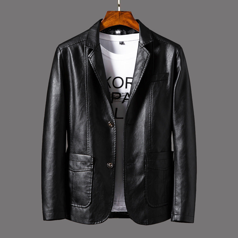 Lukas | Stilvolle Herren Lederjacke im urbanen Look