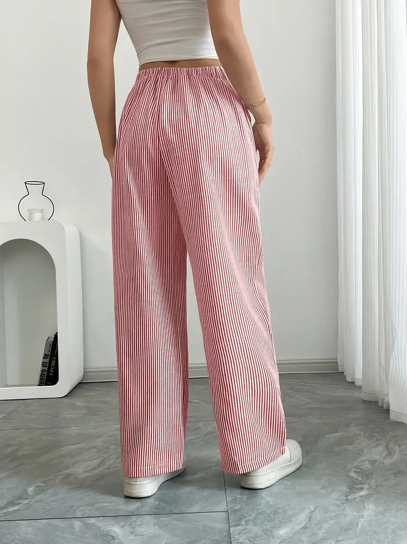 Clara | Elegante gestreifte Hose mit praktischen Taschen