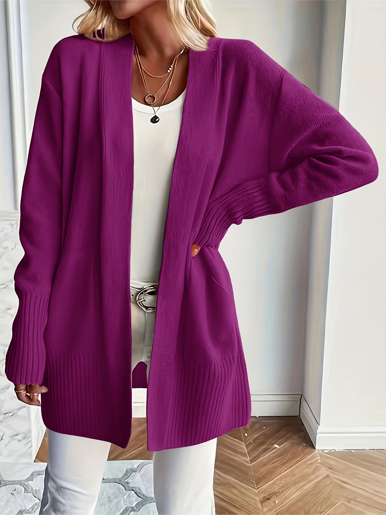 Leonie | Kuscheliger Cardigan Offener Schnitt
