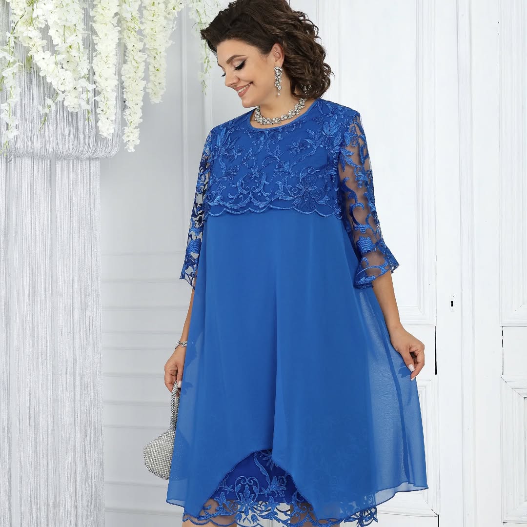 Paula | Lässiges Damen Midikleid elegant