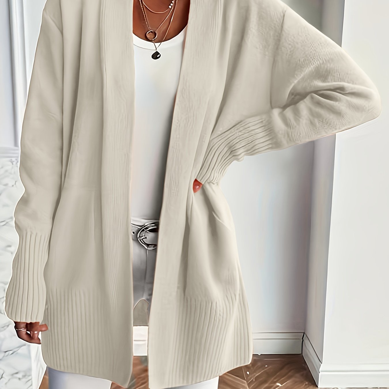 Leonie | Kuscheliger Cardigan Offener Schnitt