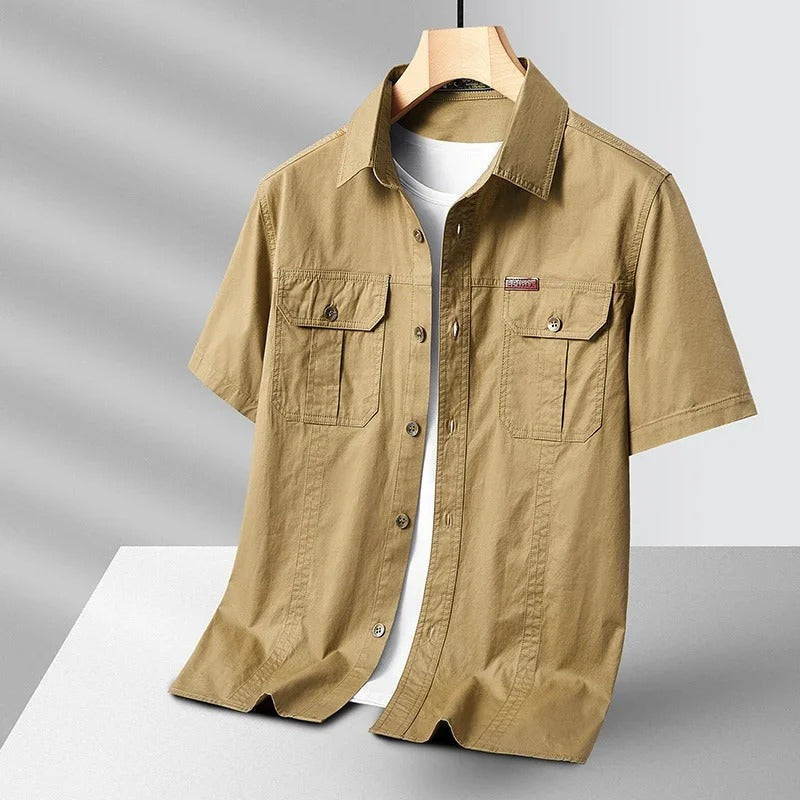 Leon | Sierra Kurzarmshirt mit edlem Finish