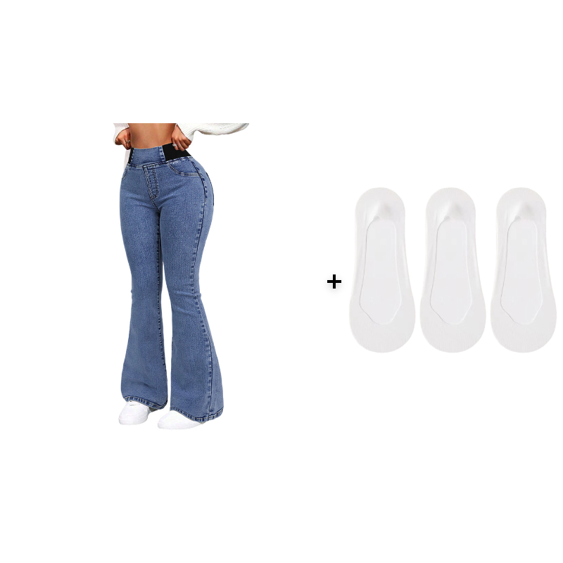 Leonie | Stilvolle Jeans im ausgestellten Look
