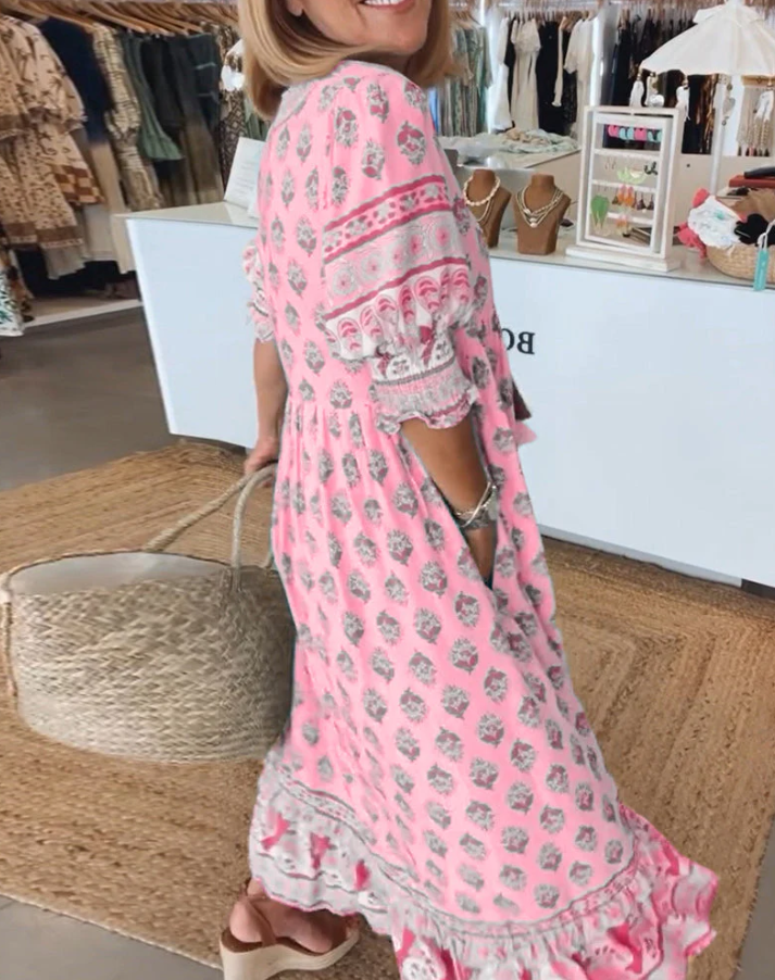 Elena | Leichtes Sommerkleid mit elegantem Schnitt