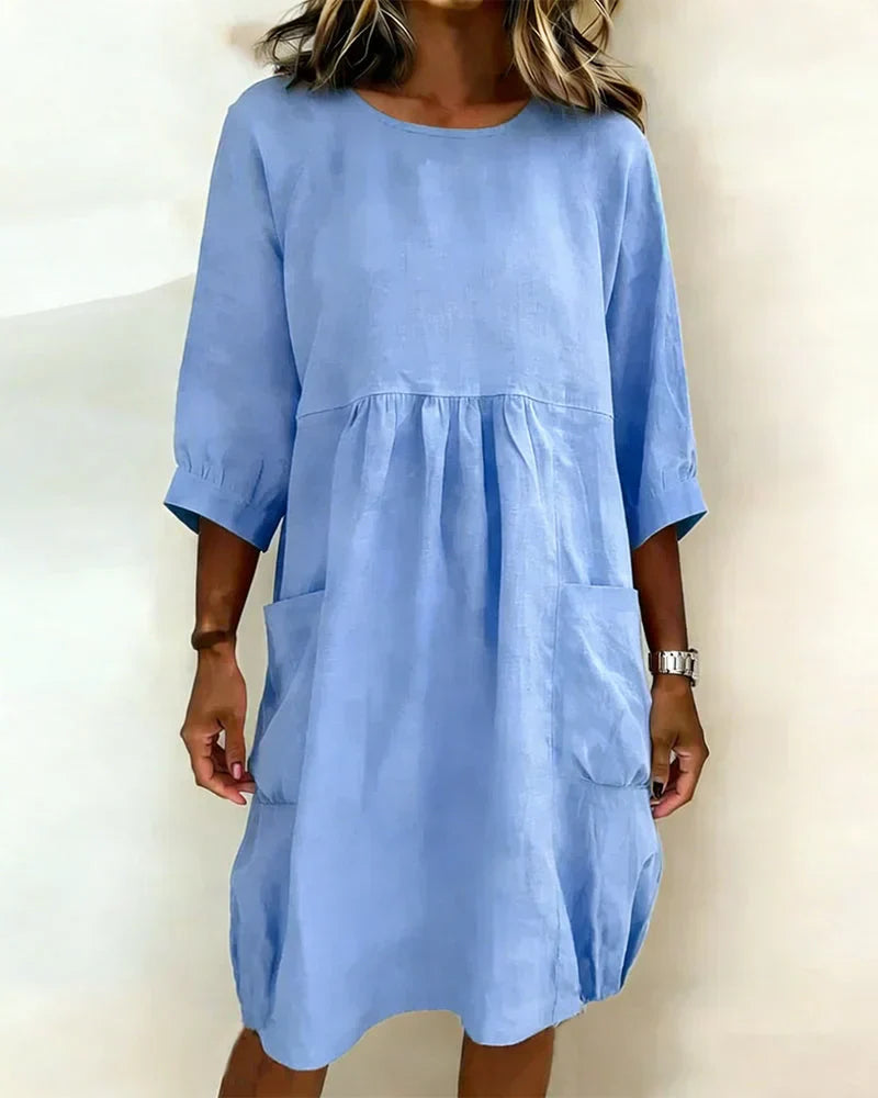 Paula | Charmantes 3/4-Arm-Kleid Damen