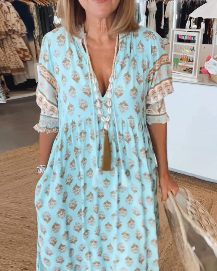 Elena | Leichtes Sommerkleid mit elegantem Schnitt