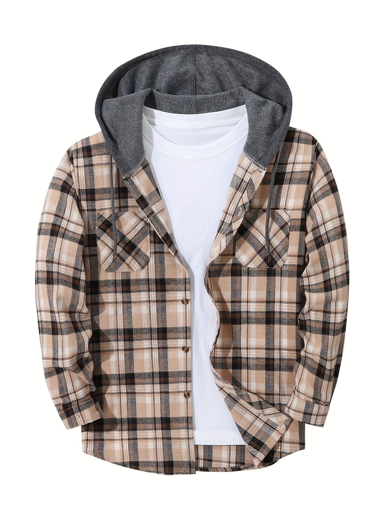 Lukas | Timberland Flanellhemd Mit Angesetztem Hoodie