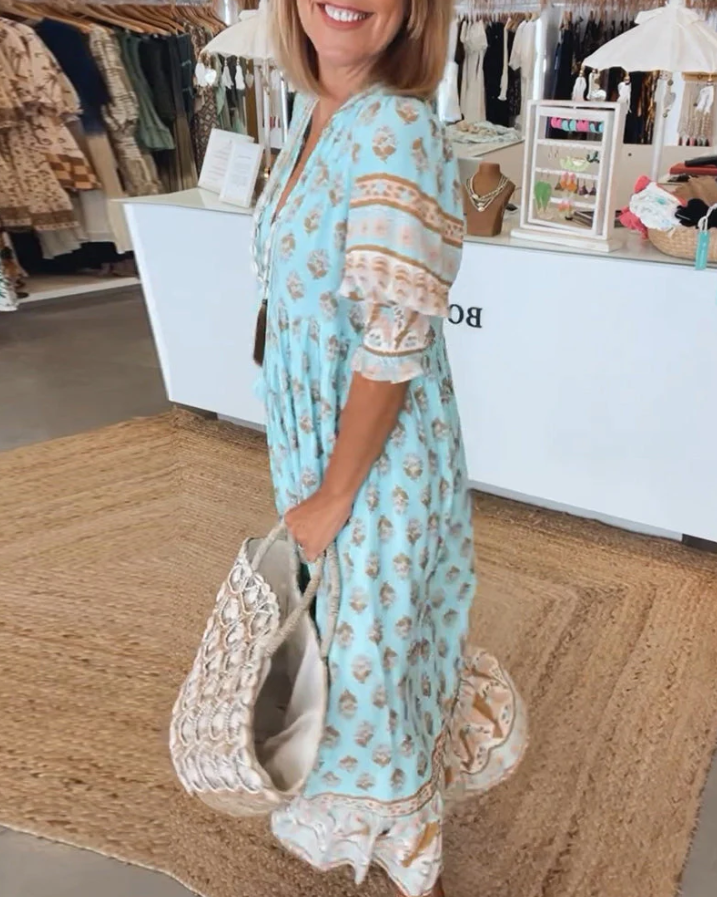 Elena | Leichtes Sommerkleid mit elegantem Schnitt