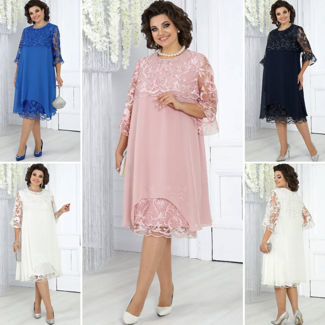 Paula | Lässiges Damen Midikleid elegant