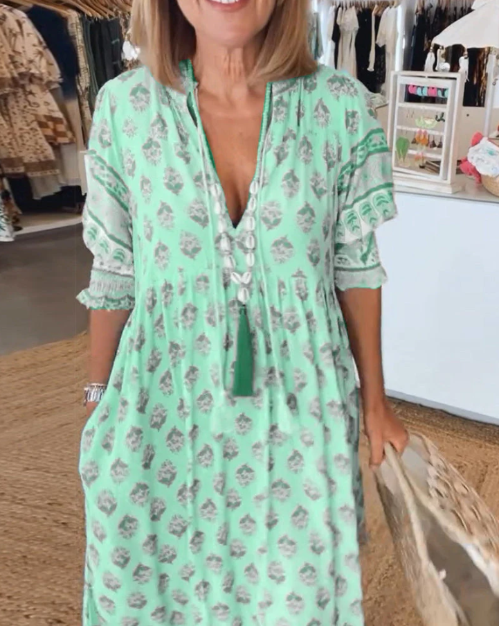 Elena | Leichtes Sommerkleid mit elegantem Schnitt