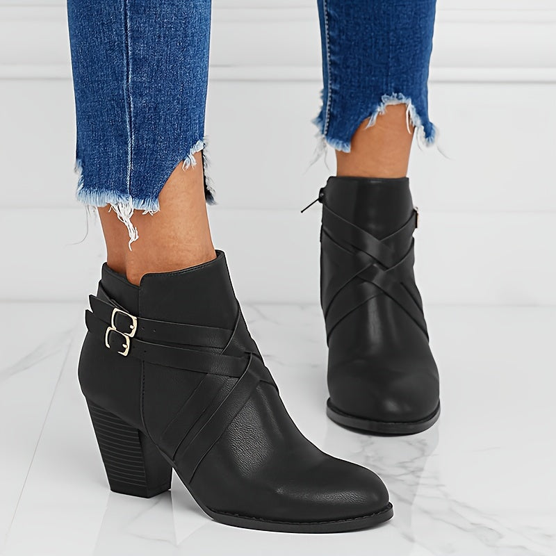 Elisa | Stilvolle Leder Boots Damen Trend