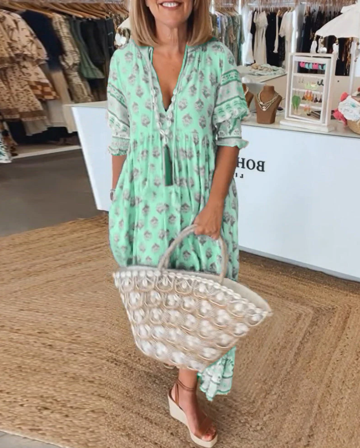 Elena | Leichtes Sommerkleid mit elegantem Schnitt