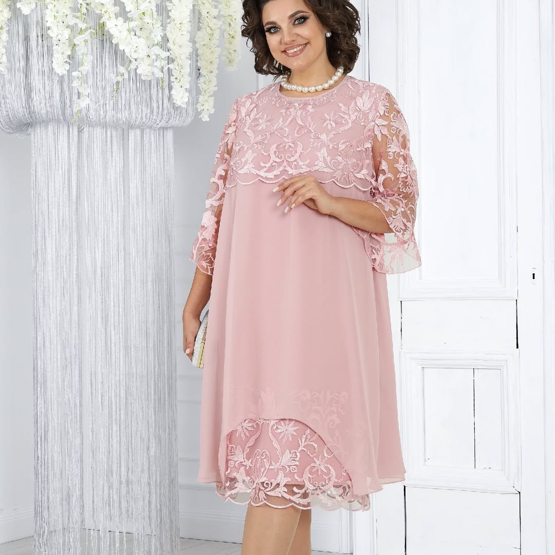 Paula | Lässiges Damen Midikleid elegant