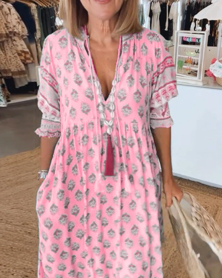 Elena | Leichtes Sommerkleid mit elegantem Schnitt