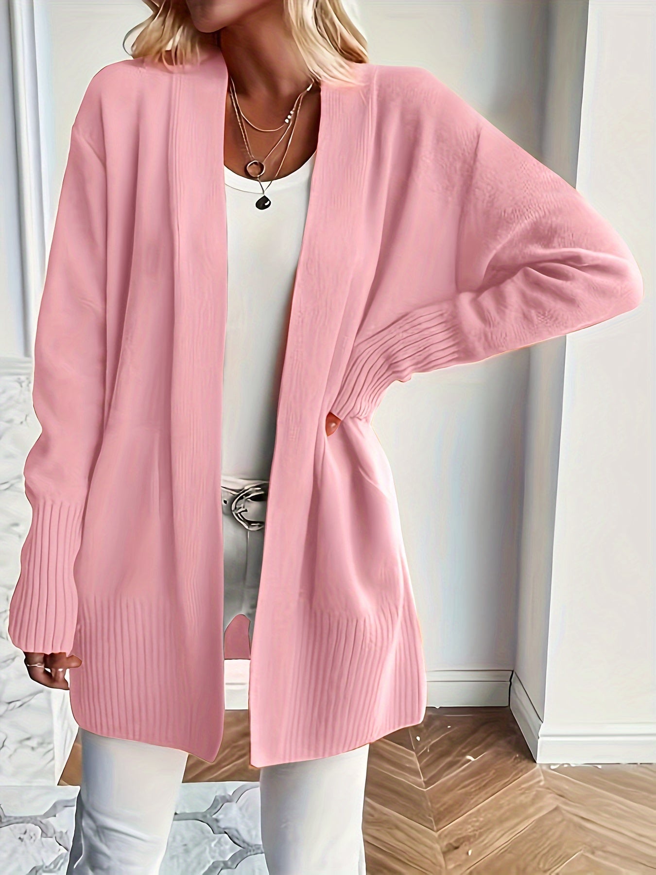 Leonie | Kuscheliger Cardigan Offener Schnitt