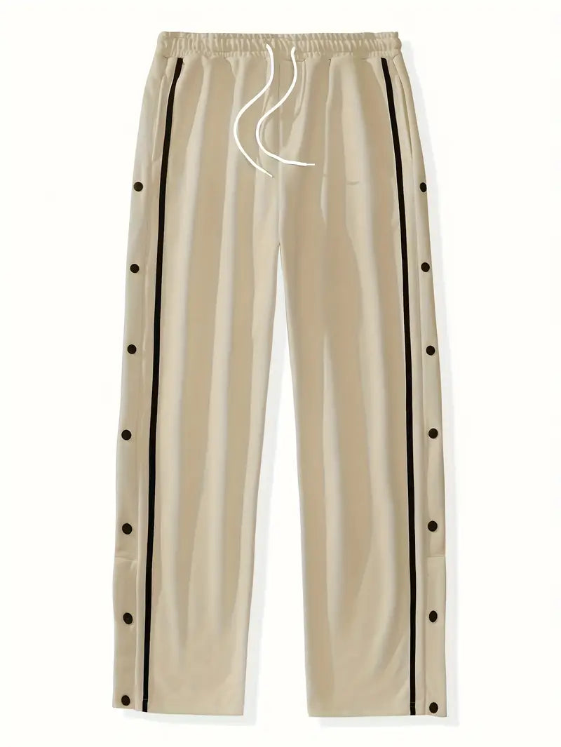 Elian | Lässige Herrenhose mit modischen Knopfdetails