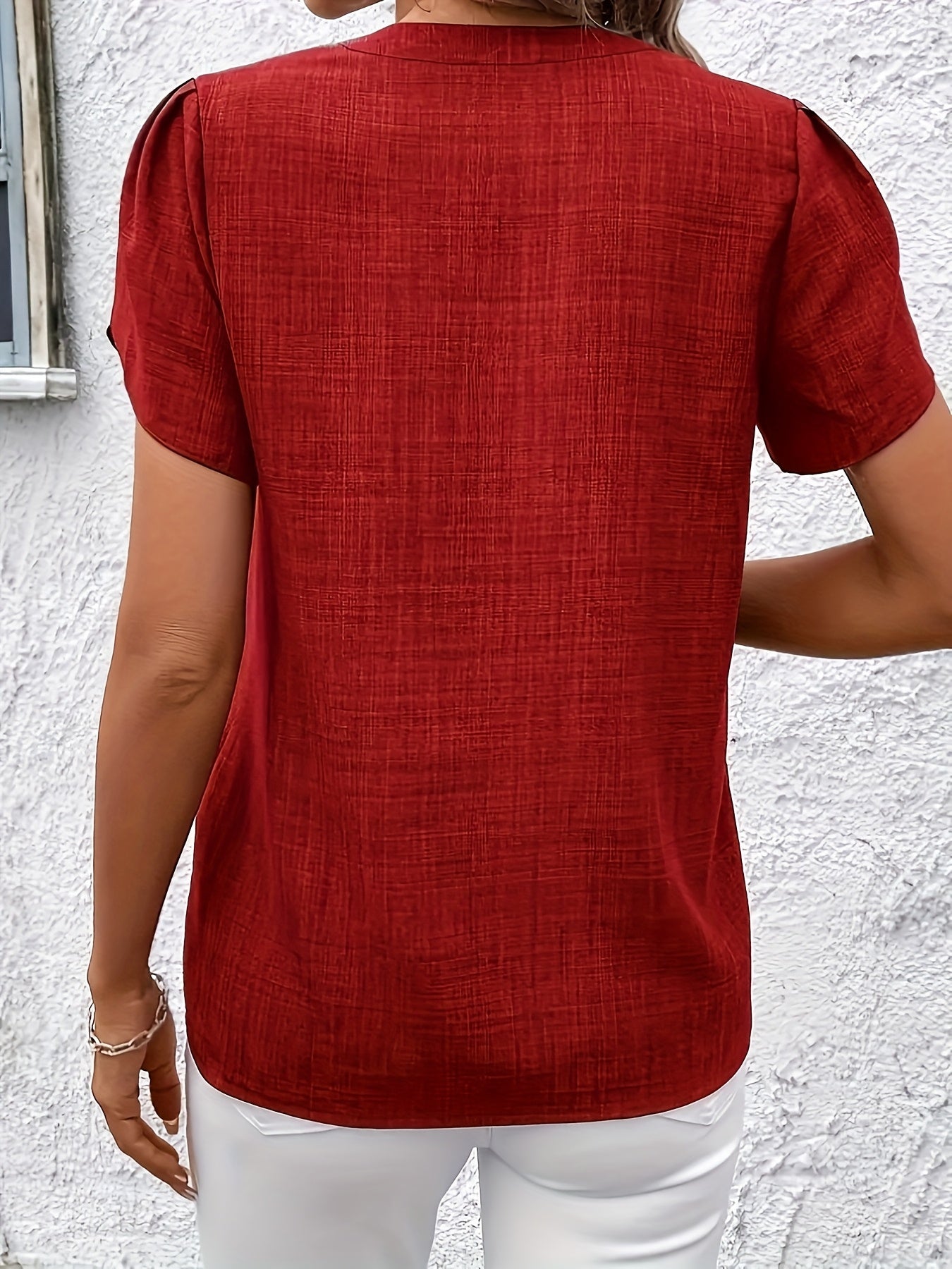 Zoe | Elegante Bluse Petalärmeln Modern Chic