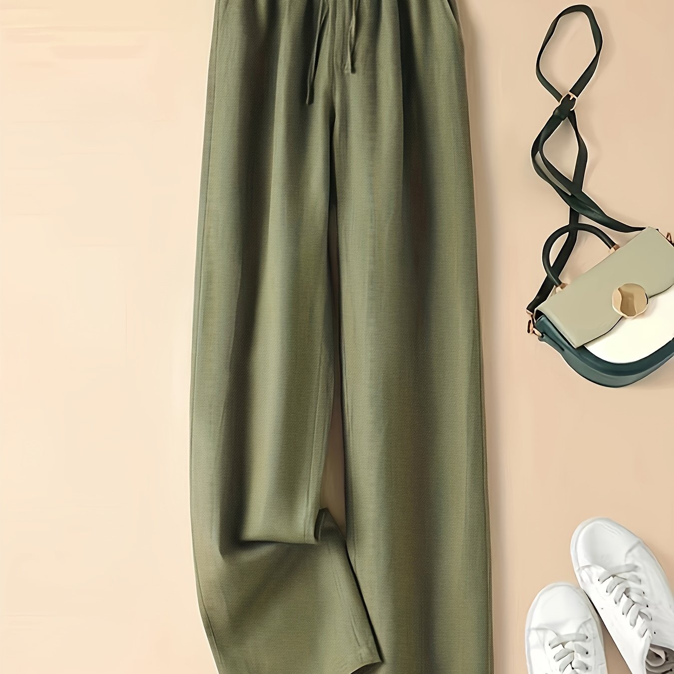 Clara | Hochtailliert Leinenhose Atmungsaktiv