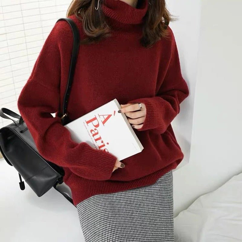Hanna | Damen Rollkragenpullover modern lässig