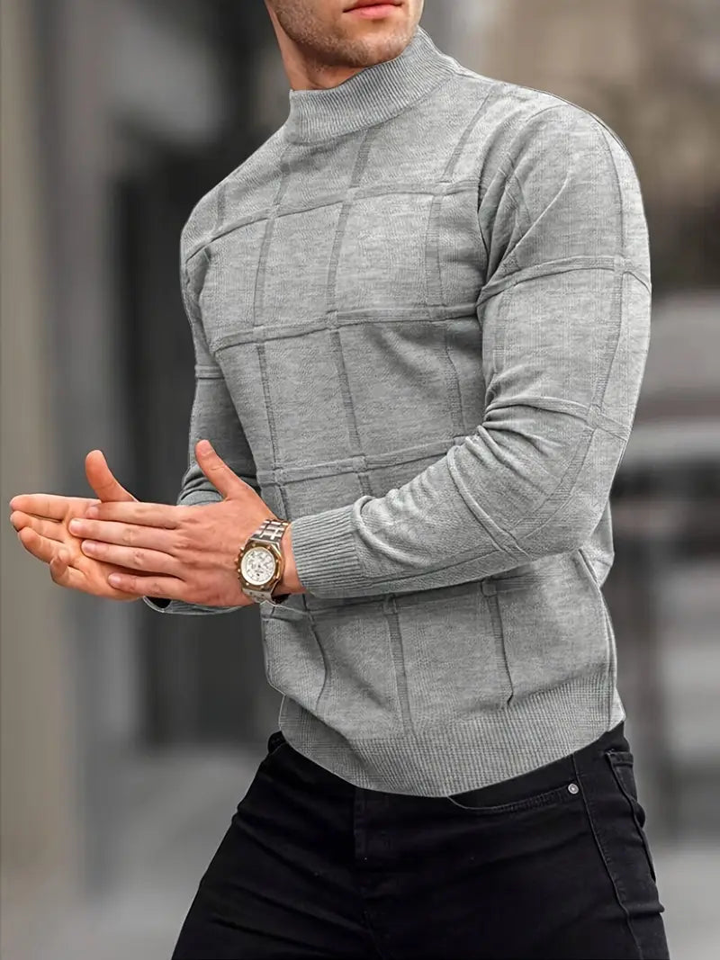 Noah | Moderner Feinstrickpullover mit Rollkragen