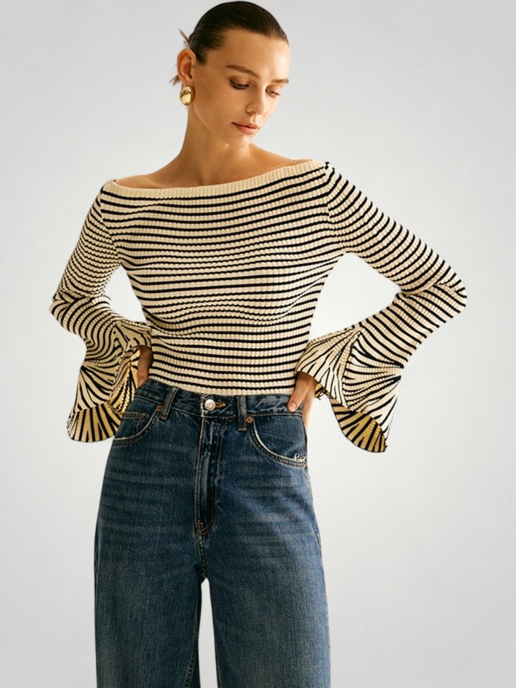 Paula | This Schulterpullover Damen elegant und modern