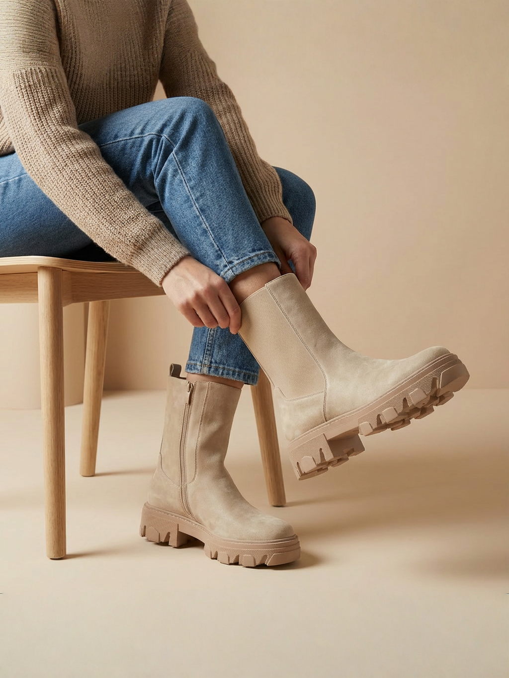 Sofia | Stylishe Chunky Stiefel Nova für Damen