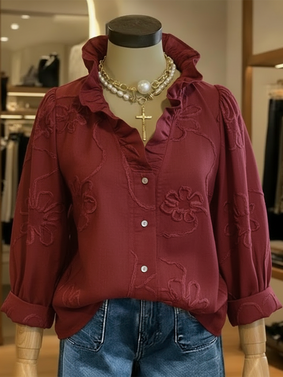 Jana | Damenbluse Freizeit komfortabel elegant