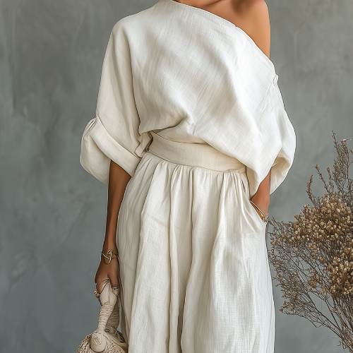 Isla | Leichter Boho Jumpsuit mit weitem Schnitt