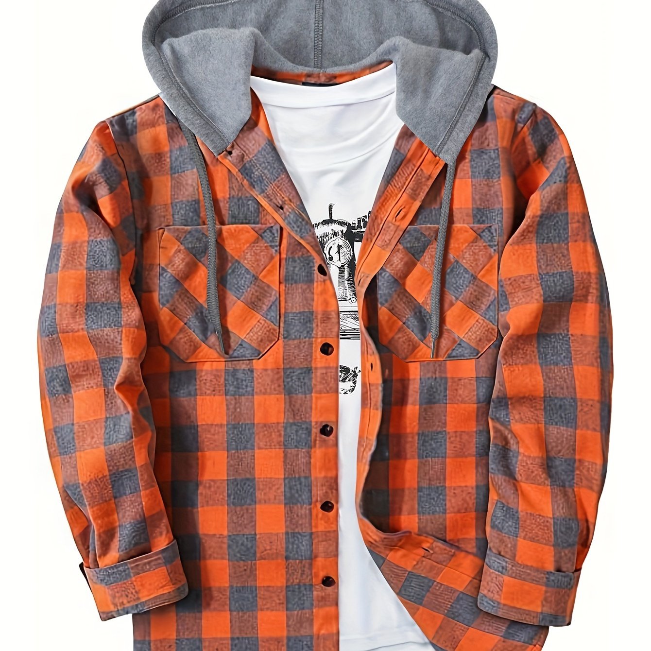 Lukas | Timberland Flanellhemd Mit Angesetztem Hoodie
