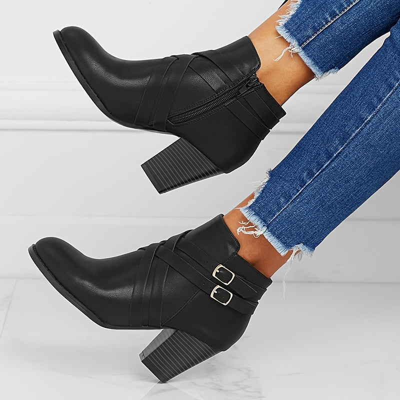 Elisa | Stilvolle Leder Boots Damen Trend