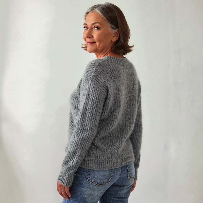 Tim | Klassischer Strickpullover mit Island-Muster
