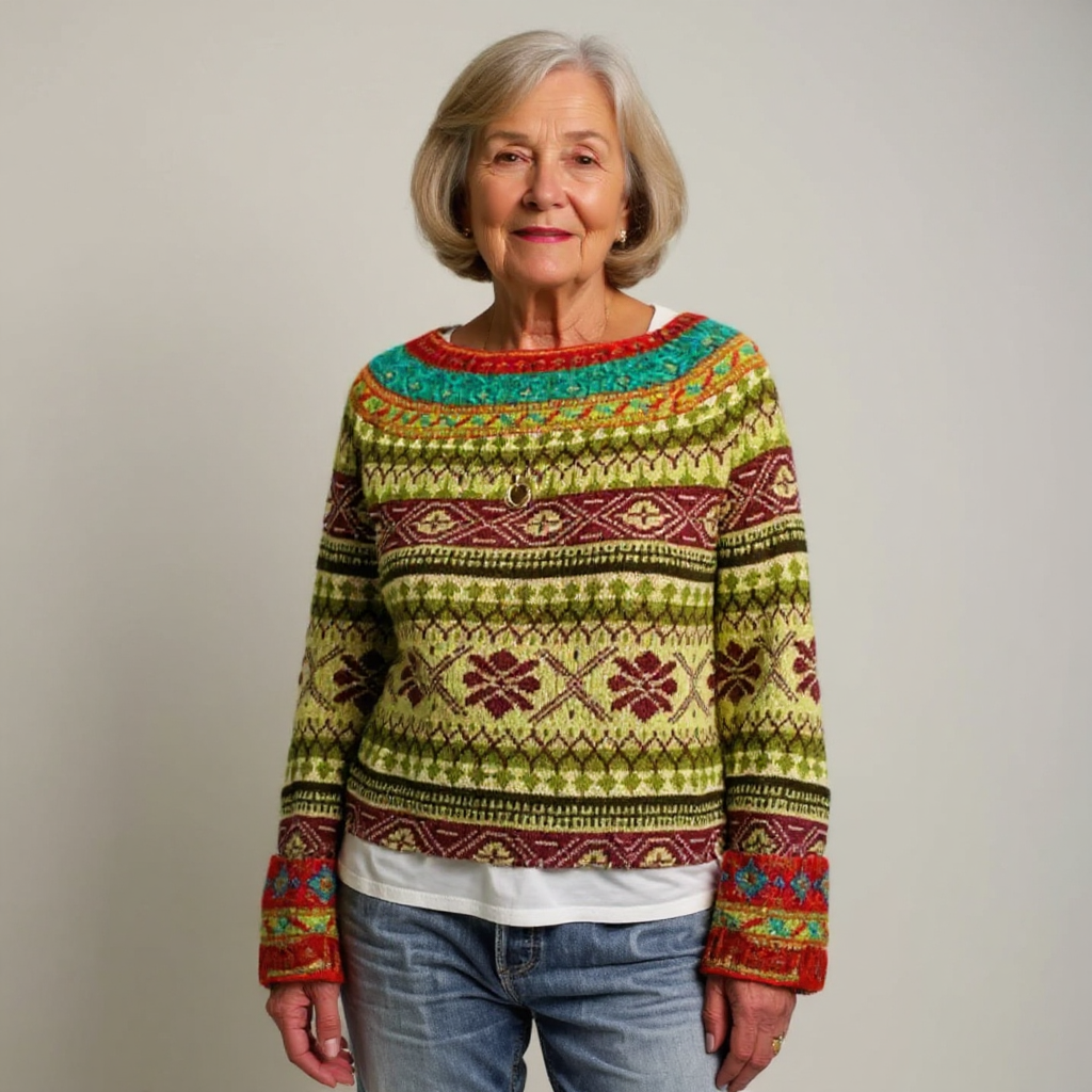 Paula | Wollpullover für Damen im nordischen Stil