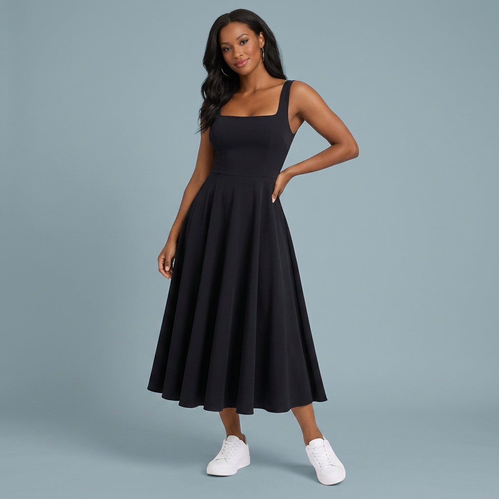 Emilia | Elegantes Kleid mit Midi Länge
