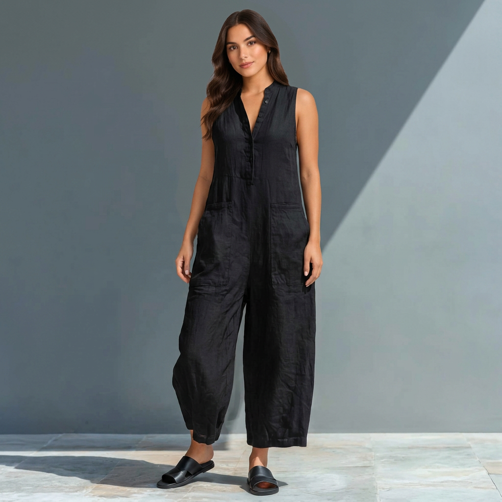 Juliana | Femininer Jumpsuit ohne Ärmel